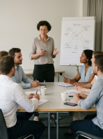 Supervision, Coaching und professionelle Begleitung Collage aus Gesprächs-, Coaching- und Supervisionssituationen